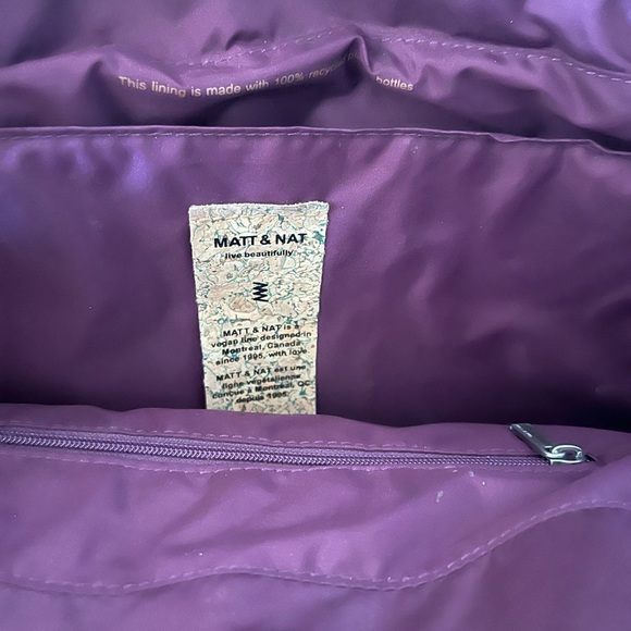 Matt & Nat Tan Leather Tote with Pockets - Picture 3 of 3